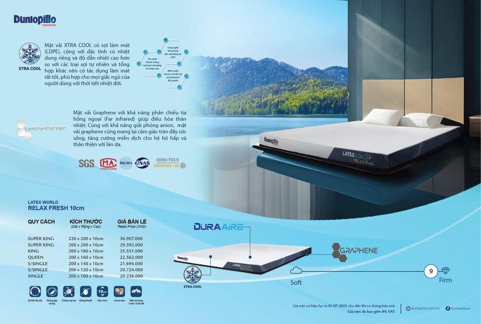 DUNLOPILLO LATEX WORLD FRESH